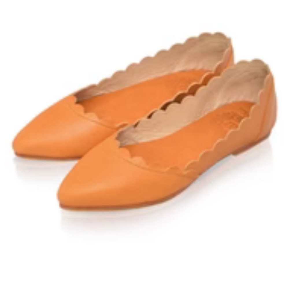 “Elf” Scalloped Women's Flats